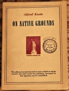 On Native Grounds - Modern American Prose Literature