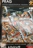 Prag die Altstadt - Ausführlicher Bildtstadtplan-Panorama - Bildtstadtführer