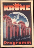 Krone Programm 1931. Das Tor zur Circuswelt! Circus Programme