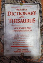 Webster's Dictionary and Thesarus
