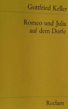 Romeo und Julia auf dem Dorfe - novelle