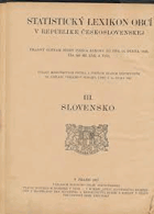 Statistický lexikon obcí na Slovensku. Úradný soznam miest podľa zákona zo dňa 14. dubna ...
