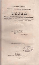 2SVAZKY Cesta z království českého do Benátek 1-2 ...odtud do země svaté, země judské a ...