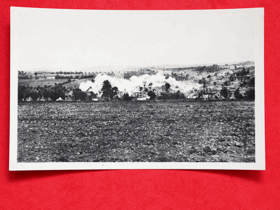 Lidice. Ničení Lidic v roce 1942. Okres Kladno (pohled)