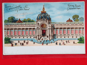 Petit Palais -  Malý palác, Paříž, Francie (pohled)