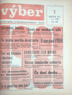 Výber zo svetovej a československej tlače. Ročník XIV