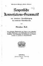 2SVAZKY 2BDE!! Neupersische Konversations-Grammatik mit besonderer Berücksichtigung der modernen ...
