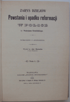Zarys dziejów literatury polsce Tom. 1