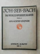 2SVAZKY Joh. Seb. Bach, das Wohltemperierte Klavier Teil I - II