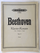 No 2894a Beethoven Opus 15 Concert For Piano & Orchestra C Major