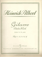 Gitarre, Etuden Werk Heft 1