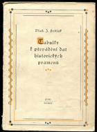 Tabulky k převádění dat historických pramenů