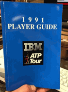 1991 ATP Player Guide Z OSOBNÍ KNIHOVNY - IVAN LENDL+JUDr. JIŘÍ LENDL!