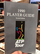 1990 ATP Player Guide Z OSOBNÍ KNIHOVNY - IVAN LENDL+JUDr. JIŘÍ LENDL!