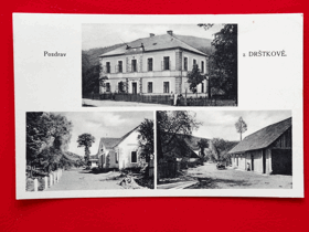 Dršková - Držková, okres Zlín, auto, vícezáběrů (pohled)