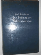 Die Dichtung der Sudetendeutschen in den letzten fünfzig Jahren