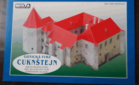 Gotická tvrz Cuknštejn. Papírové stavebnice modelů 1:120