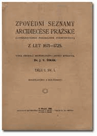 Zpovědní seznamy arcidiecése pražské z let 1671-1725. Dílu I. sv. 1, Boleslavsko a Kouřimsko.