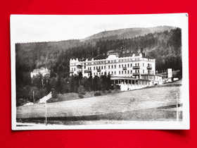 Lázně Jeseník - Gräfenberk. Sanatorium Praděd (pohled)