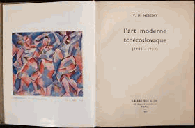 V. M. Nebesky l'art moderne tchéchoslovaque (1905-1933)