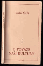 O povaze naší kultury
