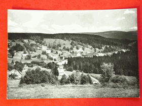Jizerské hory, Kořenov, pohled k nádraží, okres Jablonec nad Nisou (pohled)