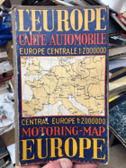 Europe - Motoring map 1 ku 2000000