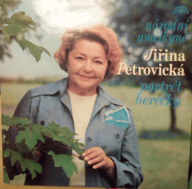 Národní Umělkyně Jiřina Petrovická  Portrét Herečky