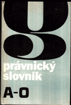 2SVAZKY Právnický slovník. 1 + 2. díl, A - Ž