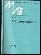Vektorové prostory