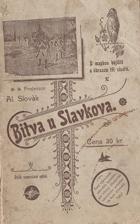 Bitva u Slavkova - s mapkou bojiště a obrazem tří císařů
