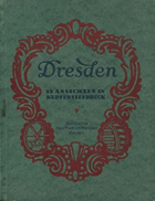 Dresden - 18 Ansichten in Kupfertiefdruck