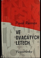 Ve dvacátých letech. Vzpomínky