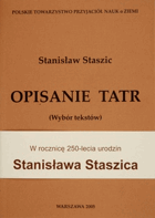Opisanie Tatr (wybór tekstów)