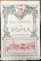 Ricordo di Roma - 12 Cartoline Artistiche