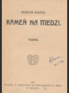 Kámeň na medzi. Verše