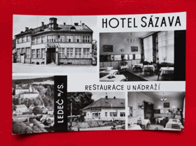 Hotel Sázava, Ledeč nad Sázavou, okres  Havlíčkův Brod. NEOBJEDNÁVEJTE! NABÍDNĚTE ... (pohled)