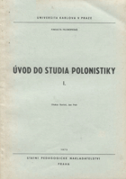 Úvod do studia polonistiky 1