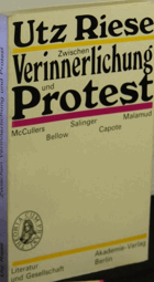 Zwischen Verinnerlichung und Protest - McCullers - Salinger - Malamud - Bellow - Capote
