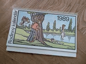 Rodinný kalendář 1989