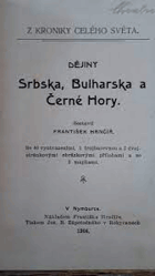 Dějiny Srbska, Bulharska a Černé Hory