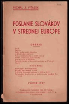 Poslanie Slovákov v Strednej Europe