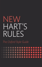 New Hart's rules - the Oxford style guide
