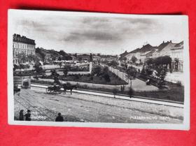 Užhorod - Masarykovo náměstí, povoz (pohled)