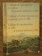 Catalogue de reproductions en couleurs de peintures antérieures à 1860