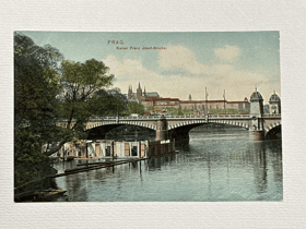 Praha - Most Legií - Vltava - Žofín (pohled)
