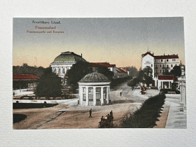 Františkovy Lázně - Franzensquelle und Kurplatz (pohled)