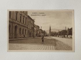 Chabřovice - 1. náměstí (pohled)