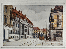 Ostrava - tramvaj (pohled)