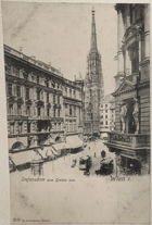 Wien - Stefansdom vom Graben aus (pohled)